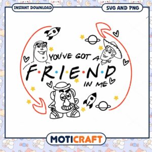 Toy Story Friends SVG PNG Instant Download