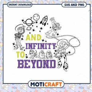 Toy Story coloring design for kids, fun digital download art