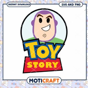 Toy Story Character Design, instant download SVG and PNG files