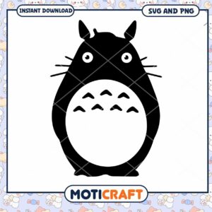 Totoro SVG, PNG Instant Download