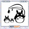 Totoro Rain SVG Cut File 1 Totoro Rain SVG Cut File