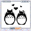Totoro Couple SVG PNG Cut File 2 Totoro Couple SVG PNG Cut File