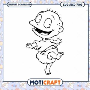 Tommy Pickles SVG PNG Printable