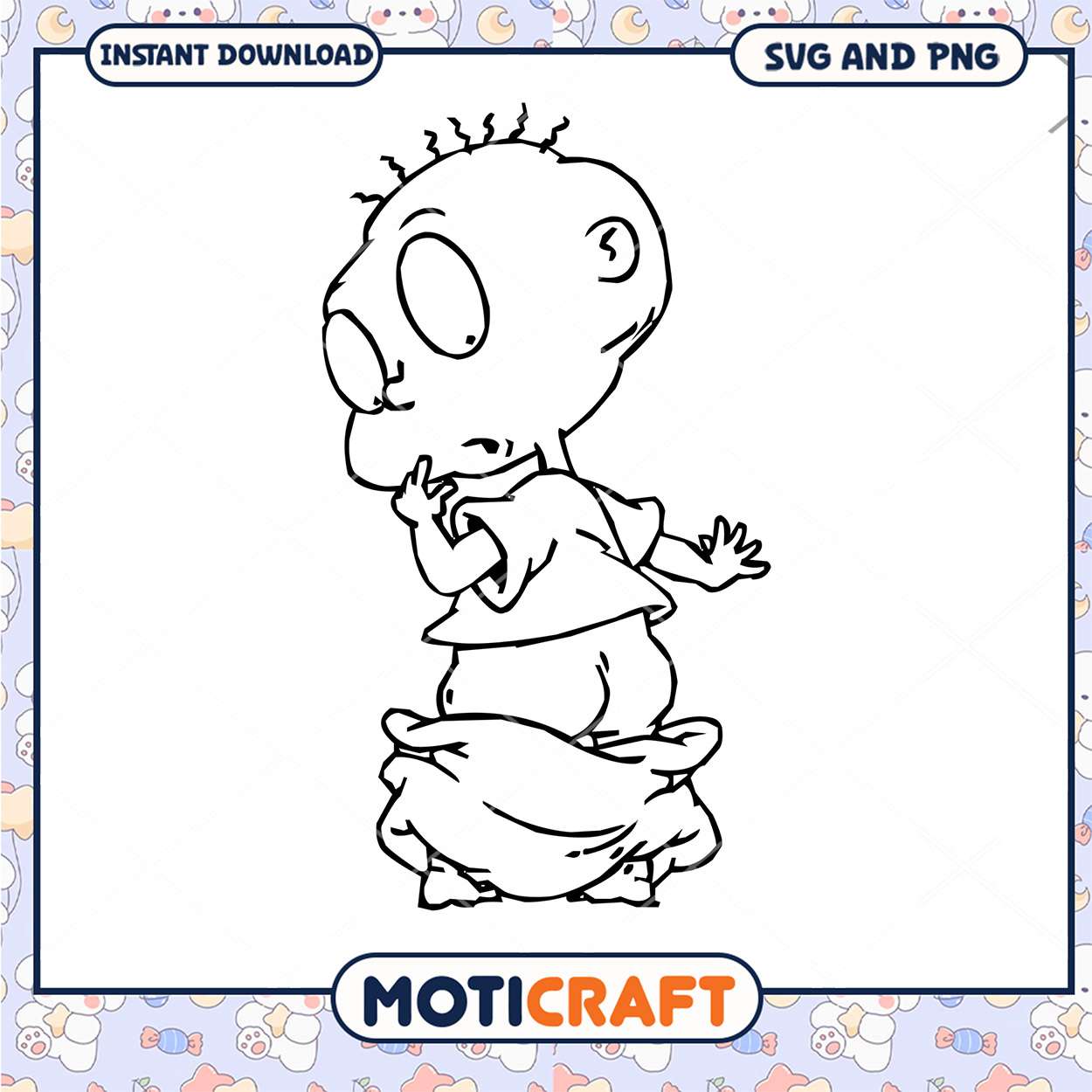 Tommy Pickles SVG Cut File Tommy Pickles SVG Cut File