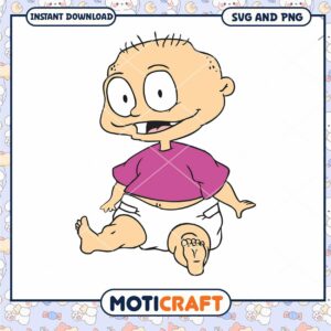 Tommy Pickles SVG PNG Instant Download