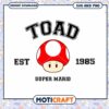 Toad Mushroom SVG, PNG - Super Mario 1985 1 Toad Mushroom SVG, PNG Super Mario 1985