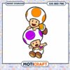 Toad Bros SVG PNG Instant Download 1 Toad Bros SVG PNG Instant Download