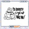 To Infinity and Your Mom SVG Design, Cute Bunny and Bird Image 2 To Infinity and Your Mom SVG Design, Cute Bunny and Bird Image