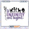 To Infinity and Beyond SVG PNG Design, Instant Download for Crafts