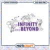 To Infinity and Beyond Quote Art, Instant Download SVG PNG Design