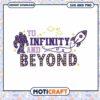 To Infinity and Beyond Design for Crafts, Perfect for Kids Projects