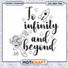To Infinity and Beyond Coloring Page for Kids, Instant Download PNG 2 To Infinity and Beyond Coloring Page for Kids, Instant Download PNG