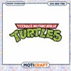 Teenage Mutant Ninja Turtles logo design, perfect for crafts and prints
