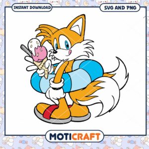 Tails Ice Cream SVG PNG Download
