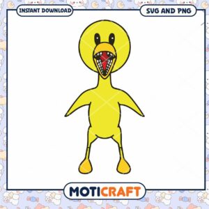SVG PNG Yellow Duck Illustration Download