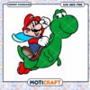 Super Mario riding dinosaur PNG download, perfect for crafts projects 2 Super Mario riding dinosaur PNG download, perfect for crafts projects