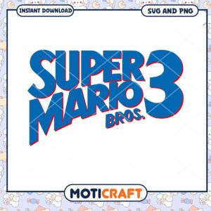 Super Mario Bros 3 SVG PNG Design