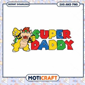 Super Daddy SVG PNG Download