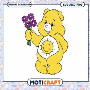 Sunshine Bear SVG PNG Instant Download