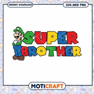 Super Brother SVG, PNG Download