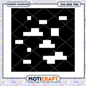 Stylish Black and White Abstract Design, Perfect for Crafts and Decor