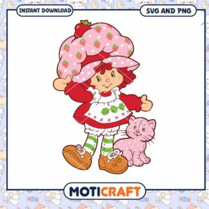 Strawberry Shortcake SVG PNG Download