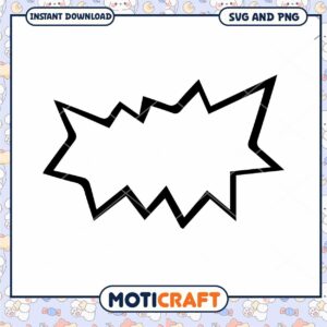 Starburst SVG Cut File Instant Download