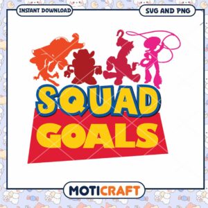 Squad Goals Graphic Download, Perfect for Team Designs and Crafts
