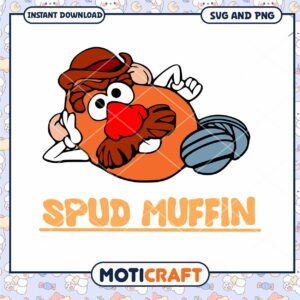 SpudMuffin SVG PNG Instant Download