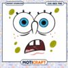 SpongeBob Worried Face SVG PNG 1 SpongeBob Worried Face SVG PNG