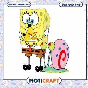 SpongeBob, Angry Birds, Gary SVG PNG