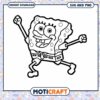 SpongeBob SVG Printable Outline PNG 2 SpongeBob SVG Printable Outline PNG