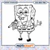 SpongeBob SVG PNG Singing Cartoon Instant Download