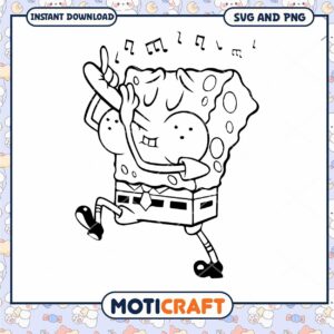 SpongeBob SVG Cut File