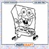 SpongeBob SquarePants PNG file for crafting, fun and playful design 2 SpongeBob SquarePants PNG file for crafting, fun and playful design