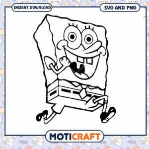 SpongeBob SquarePants PNG file for crafting, fun and playful design