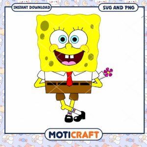 SpongeBob SquarePants PNG Download, Perfect for Crafts and Designs