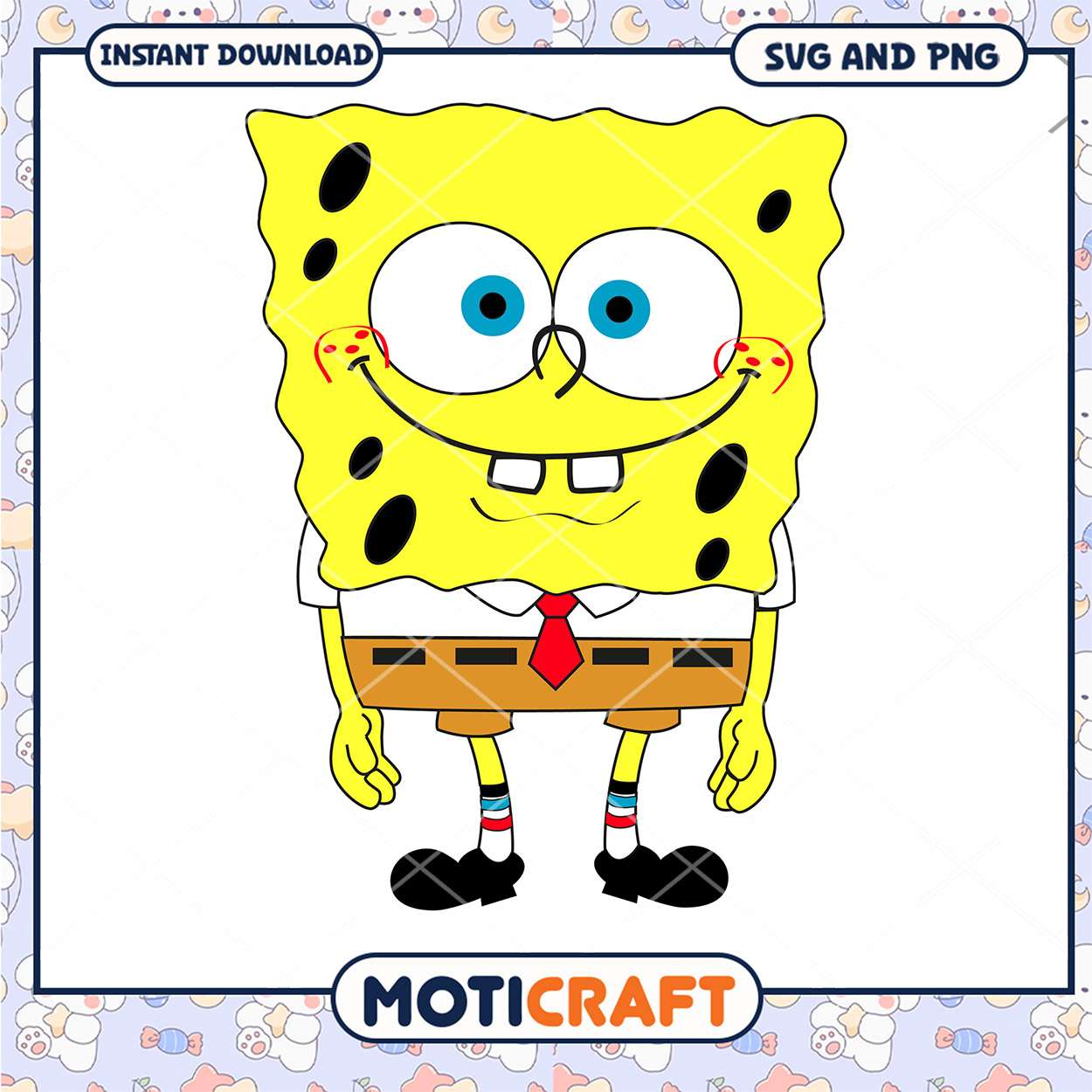 SpongeBob SquarePants digital download, high quality SVG and PNG SpongeBob SquarePants digital download, high quality SVG and PNG