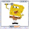 SpongeBob SquarePants cooking with spatula, fun SVG and PNG download 2 SpongeBob SquarePants cooking with spatula, fun SVG and PNG download