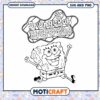 SpongeBob SquarePants coloring page for kids, instant download SVG PNG 1 SpongeBob SquarePants coloring page for kids, instant download SVG PNG
