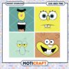 SpongeBob SquarePants Character Faces Instant Download, SVG and PNG 1 SpongeBob SquarePants Character Faces Instant Download, SVG and PNG