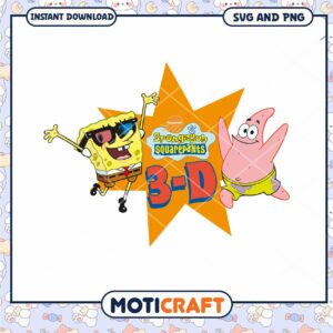 SpongeBob SquarePants 3D Art Download, Fun for Kids Crafts