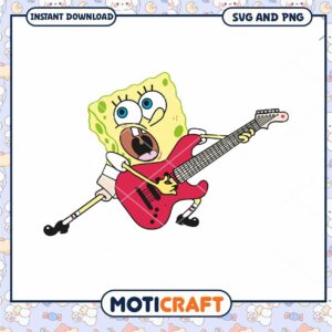 Spongebob Rock SVG & PNG Instant Download