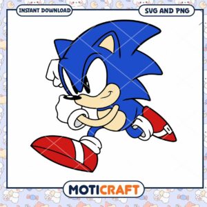 Sonic the Hedgehog SVG Cut File