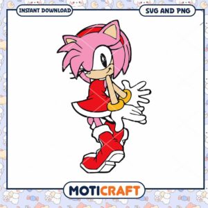 Sonic Amy Rose SVG PNG Download