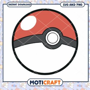 Pokemon Pokeball SVG PNG Instant Download