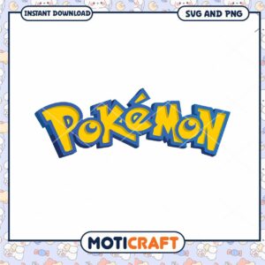 Pokemon Logo SVG PNG Instant Download