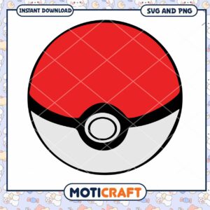 Pokeball SVG PNG Instant Download