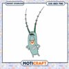 Plankton character illustration design for crafts, available as SVG and PNG