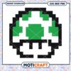 Pixel Mushroom SVG PNG Instant Download